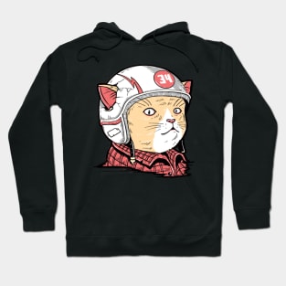 Cat Miaw Rider Hoodie